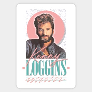 Kenny Loggins / 80s Aesthetic Fan Art Design Sticker